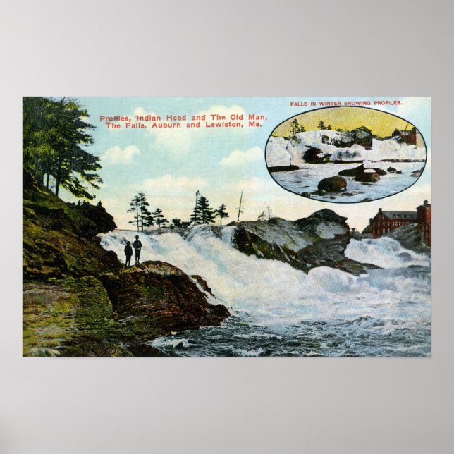 Poster Vue de Indian Head, le Vieux Homme (Devant)