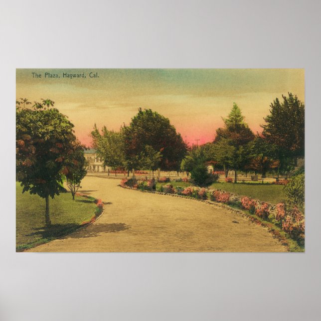 Poster Vue de la City PlazaHayward, CA (Devant)
