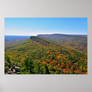 Poster Vue de la crête de Shawangunk à l'automne