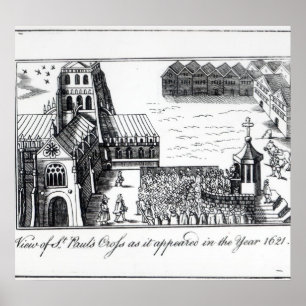 Poster Vue de la croix de St Paul