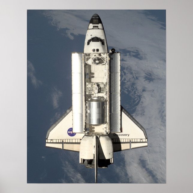 Poster Vue de la découverte de la Station spatiale intern (Devant)