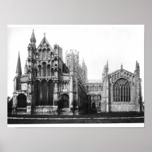 Poster Vue de la façade est et du choeur, c.1321-40