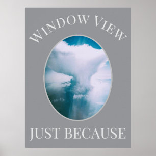 Poster Vue de la fenêtre