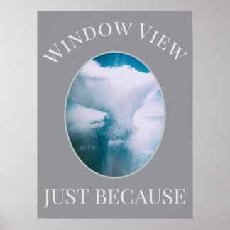 Poster Vue de la fenêtre