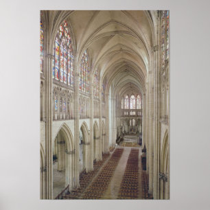 Poster Vue de la nef et du choeur