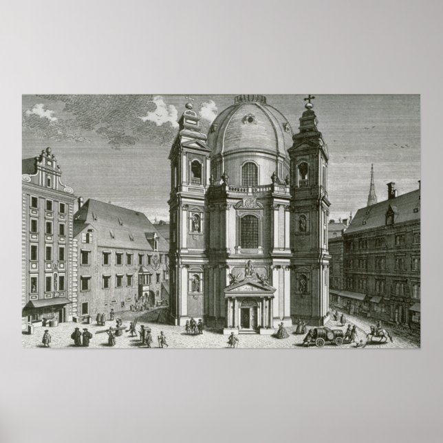 Poster Vue de la Peterskirche (Devant)