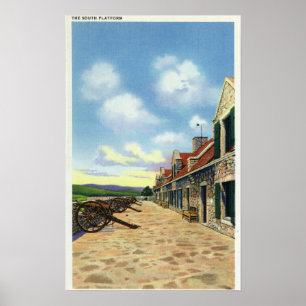Poster Vue de la plate-forme du sud