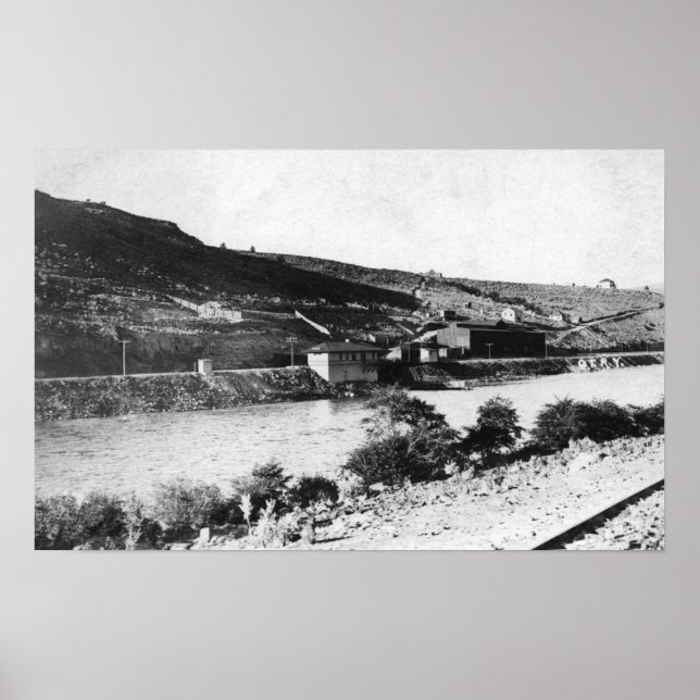 Poster Vue de la rivière Maupin, Oregon et Deschutes (Devant)