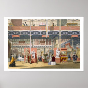 Poster Vue de la section Italie de la Grande Exposition