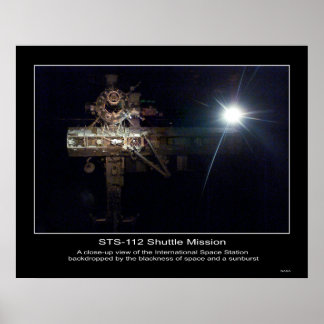 Poster Vue de la Station spatiale internationale