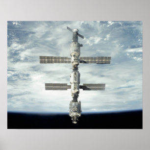 Poster Vue de la Station spatiale internationale depuis A