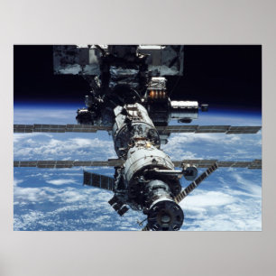 Poster Vue de la Station spatiale internationale depuis E