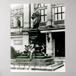 Poster Vue de la statue de Mendelssohn