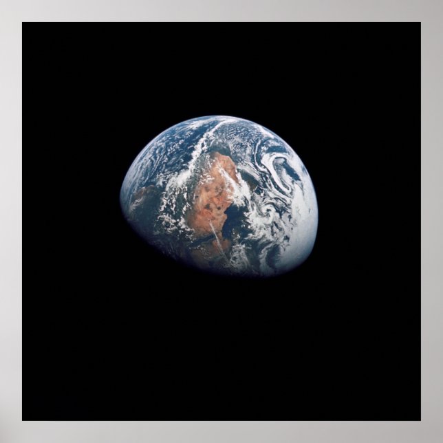 Poster Vue de la Terre depuis Apollo 10 (Devant)
