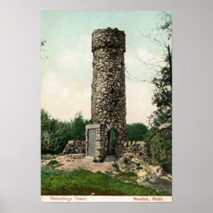 Poster Vue de la tour de Norumbega
