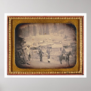 Poster Vue de la ville du volcan, la Californie (40214)