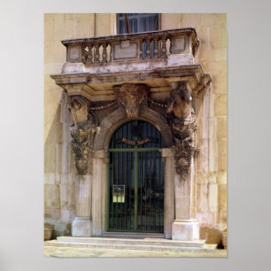 Poster Vue de l'entrée de musée