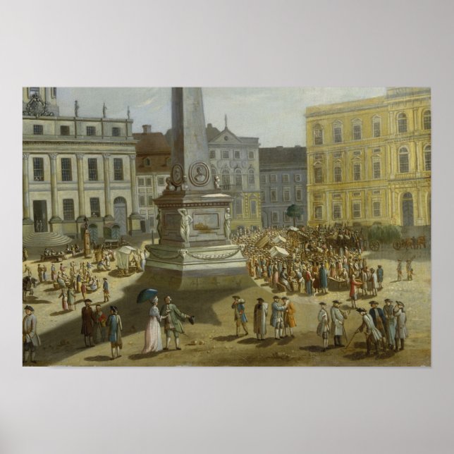Poster Vue de l'Hôtel de Ville, Potsdam (Devant)