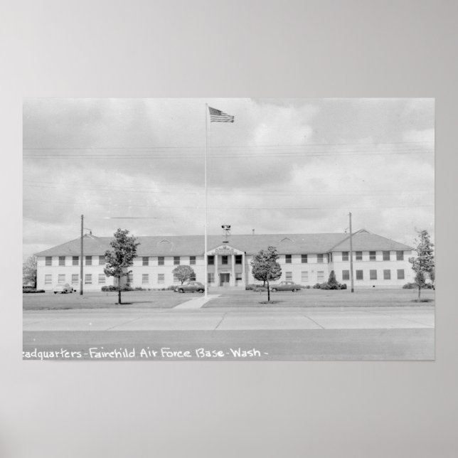 Poster Vue de l'immeuble de l'AC (Devant)