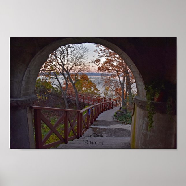Poster Vue de l'intérieur de la Résidence Bannerman (Devant)
