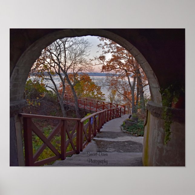 Poster Vue de l'intérieur de la Résidence Bannerman (Devant)