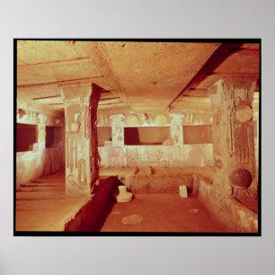 Poster Vue de l'intérieur de la tombe