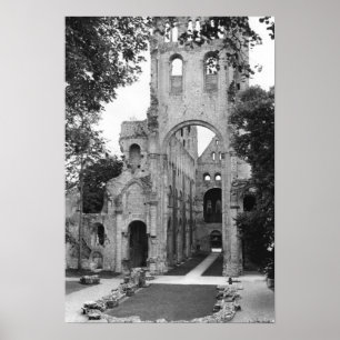 Poster Vue de l'intérieur de l'église, c.1052-67