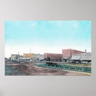 Poster Vue de Main StreetBlackfoot, ID