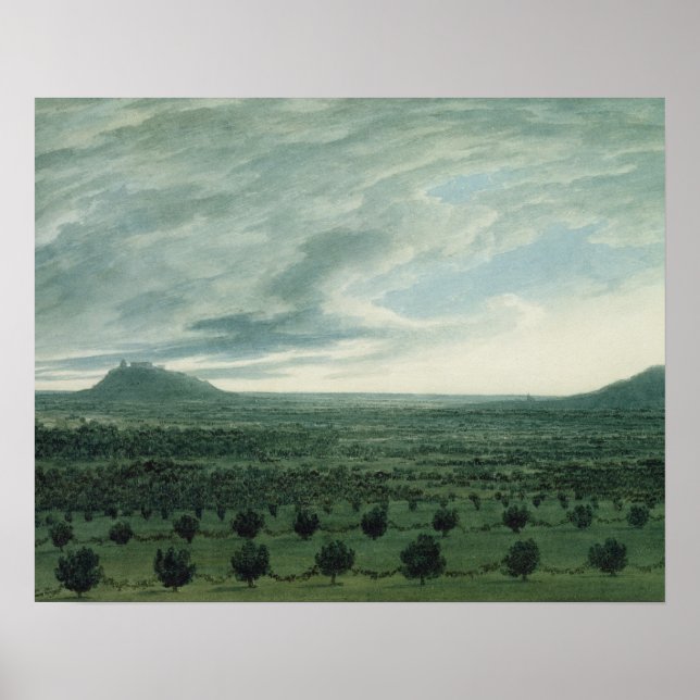 Poster Vue de Mirabella, c.1782 (Devant)