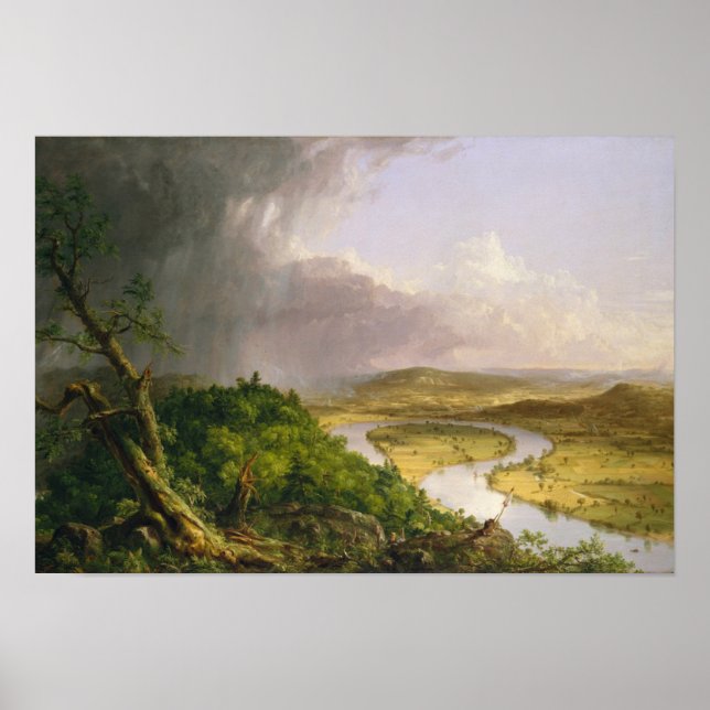 Poster Vue de Mount Holyoke, Northampton, (Devant)