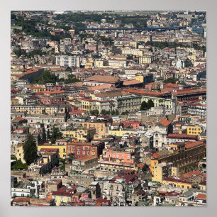 Poster Vue de Naples, Italie