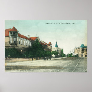 Poster Vue de Père Noël Cruz AvenueLos Gatos, CA