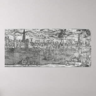 Poster Vue de port d'Anvers