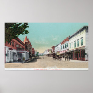 Poster Vue de quatrième StreetSan Rafaël, CA