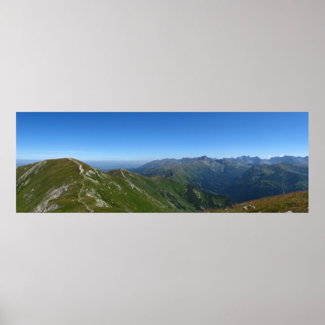 Poster Vue de Red Peaks Tatras Pologne (Devant)