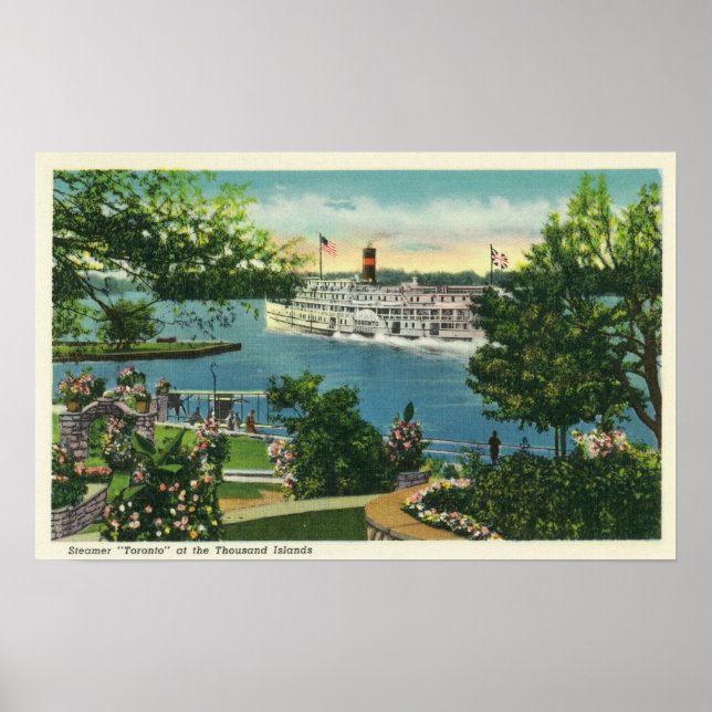 Poster Vue de Toronto Steamer (Devant)