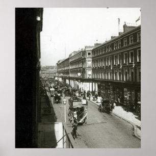 Poster Vue de Westbourne Grove, Londres