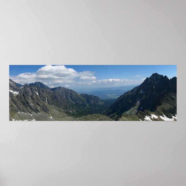 Poster Vue depuis Koprowa Pass, Tatras (Devant)