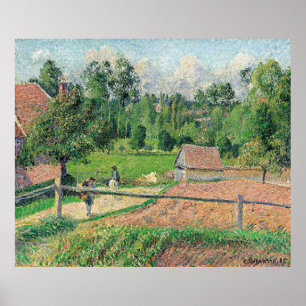 Poster Vue depuis la fenêtre de l'artiste Camille Pissarr