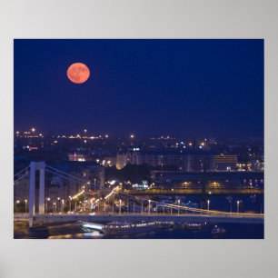 Poster Vue depuis le bassin des pêcheurs à côté de Matyas