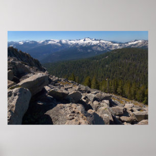 Poster Vue depuis Mitchell Peak à Sequoia National Park