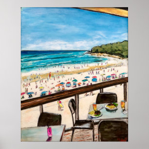 Poster Vue depuis Noosa Surf Club