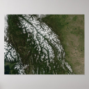 Poster Vue des montagnes rocheuses