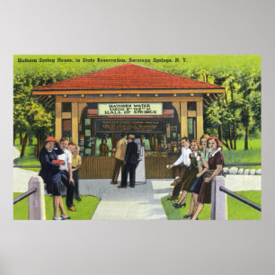 Poster Vue des touristes à la Chambre de ressort de