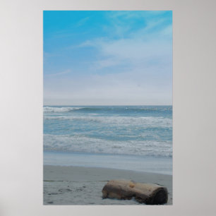 Poster Vue d'océan Pacifique de verger