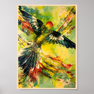 Poster Vue d'oeil d'oiseaux