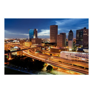 Poster Vue du centre de ville