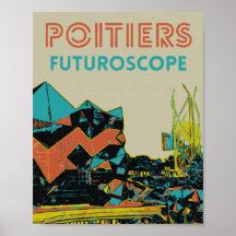 Vue du futuroscope Poitiers, France