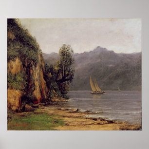 Poster Vue du Lac Leman, c.1873-77