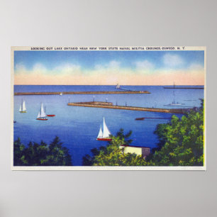 Poster Vue du lac Ontario